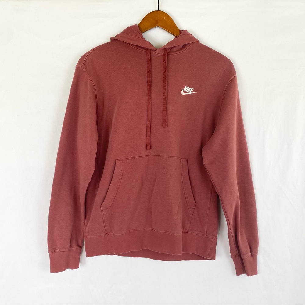 NIKE Sportswear Hoodie Sweatshirt Pullover Casual Workout Gym Club Fleece